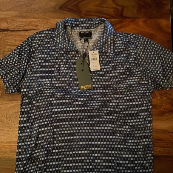 Todd Snyder navy batik polo - Picture 1 of 1